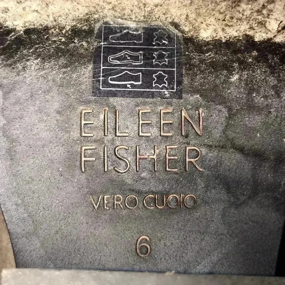Eileen Fisher Peer Shadow Suede Bootie Size 6 - Picture 8 of 11